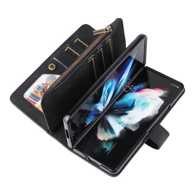 Κάλυμμα Samsung Galaxy Z Fold 3 5G Θήκη Κάρτας Πολλαπλών Λειτουργιών