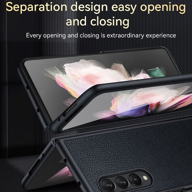 θηκη κινητου Samsung Galaxy Z Fold 3 5G Litchi Leather Style Sulada