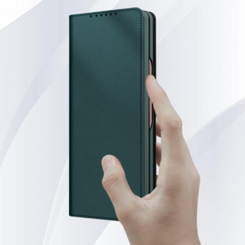 θηκη κινητου Samsung Galaxy Z Fold 3 5G Θήκη Flip Skin-touch Split Leather