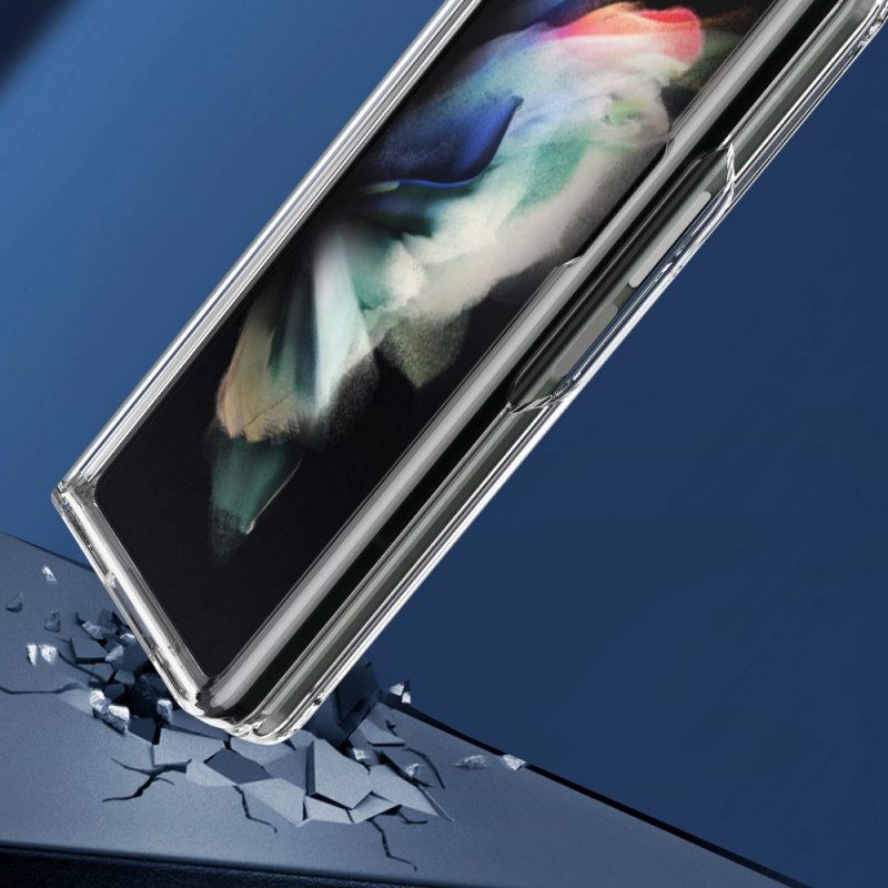 Θήκη Samsung Galaxy Z Fold 3 5G Διαφανείς Χρωματιστές Άκρες