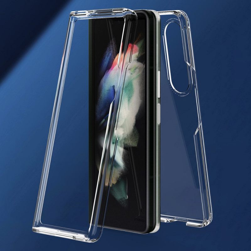 Θήκη Samsung Galaxy Z Fold 3 5G Διαφανείς Χρωματιστές Άκρες