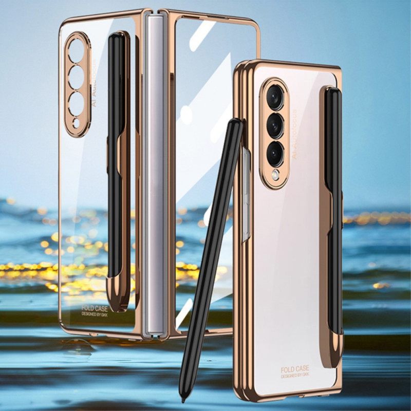 Θήκη Samsung Galaxy Z Fold 3 5G Διαφανές Με Θήκη Γραφίδας Gkk