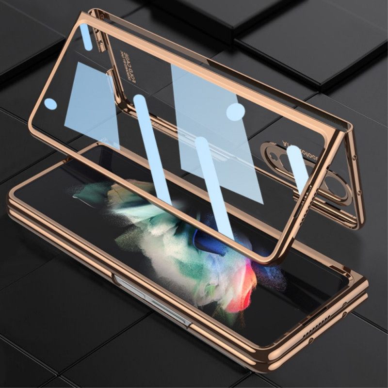 Θήκη Samsung Galaxy Z Fold 3 5G Διαφανές Με Θήκη Γραφίδας Gkk