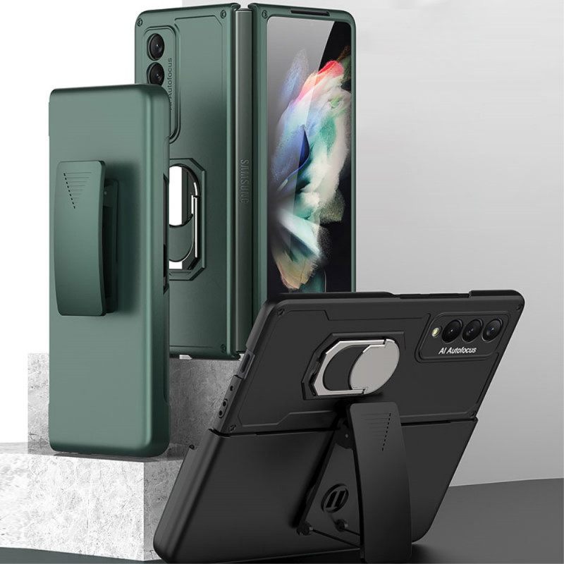 Θήκη Samsung Galaxy Z Fold 3 5G Με Δαχτυλίδι Και Θήκη Gkk