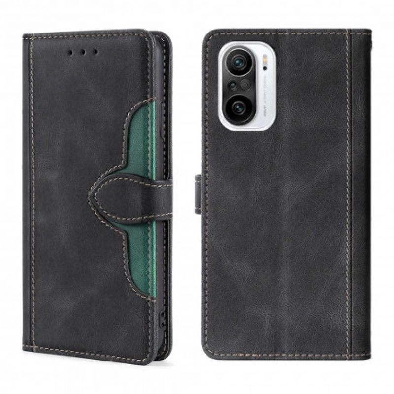 Κάλυμμα Xiaomi Mi 11i 5G Faux Leather Bicolor Stylish