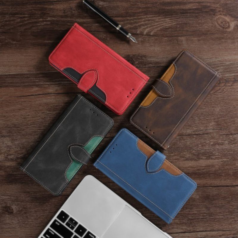 Κάλυμμα Xiaomi Mi 11i 5G Faux Leather Bicolor Stylish