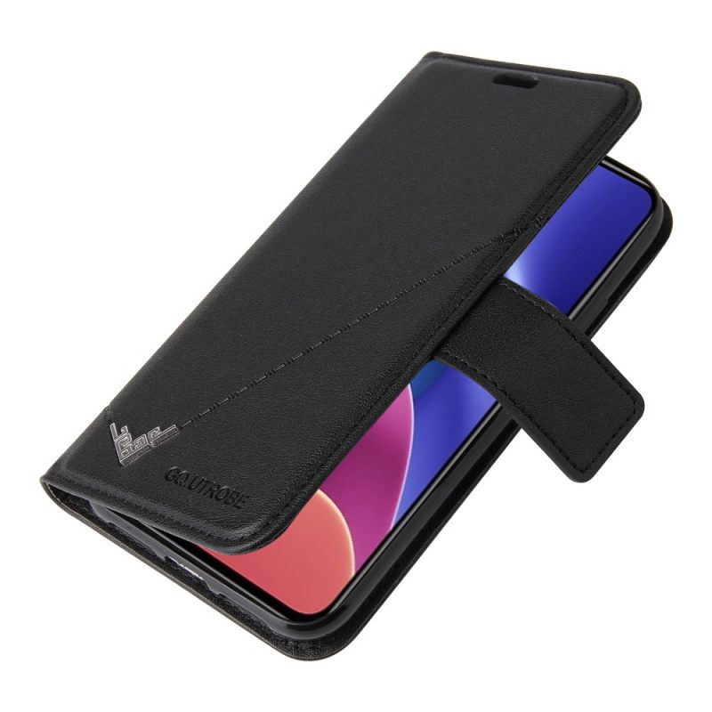 Θήκη Flip Xiaomi Mi 11i 5G Faux Leather Gq.utrobe