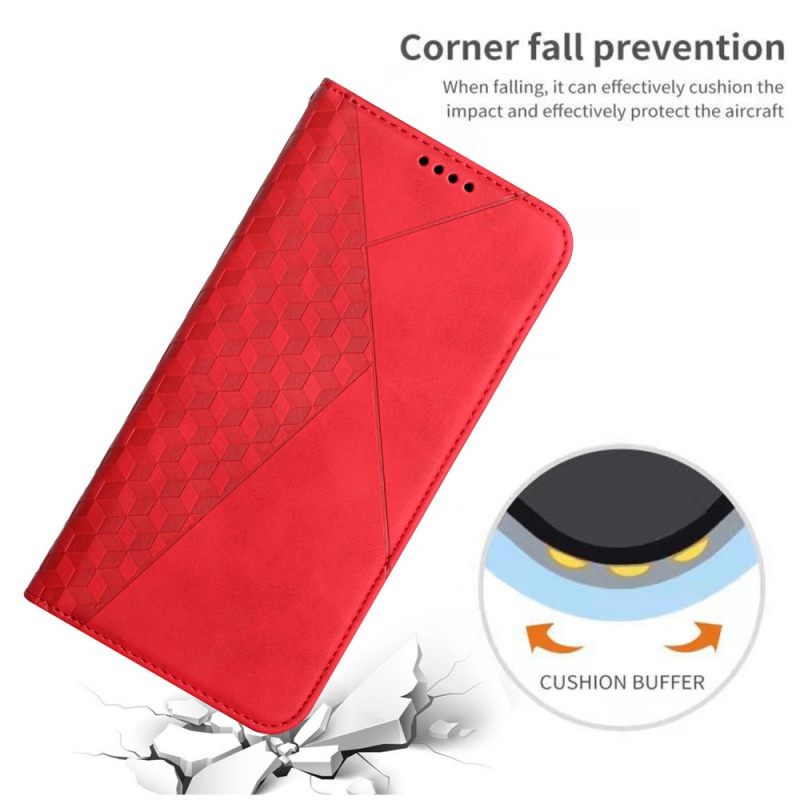 θηκη κινητου Xiaomi Mi 11i 5G Θήκη Flip Εφέ Geo Leather