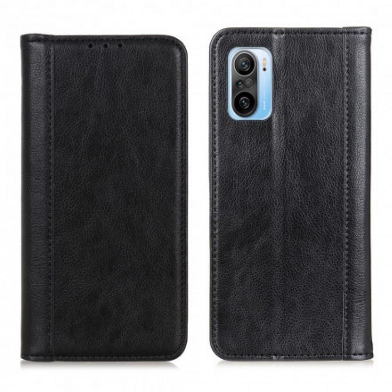 θηκη κινητου Xiaomi Mi 11i 5G Θήκη Flip Elegance Split Leather Litchi