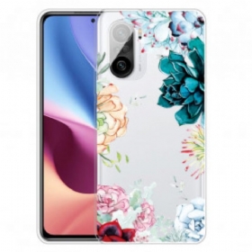 Θήκη Xiaomi Mi 11i 5G Άνευ Ραφής Λουλούδια Ακουαρέλας