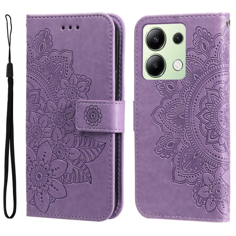 Δερματινη Θηκη Xiaomi Redmi Note 13 4g Floral Strappy Style Σιλικόνης