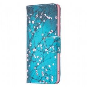 Δερματινη Θηκη Xiaomi Redmi Note 13 4g Plum Blossoms Σιλικόνης