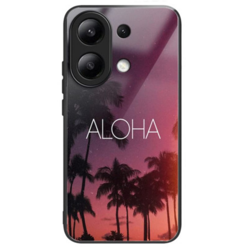 Κάλυμμα Xiaomi Redmi Note 13 4g Aloha Tempered Glass Σιλικόνης