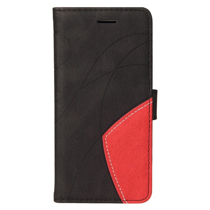 δερματινη θηκη Xiaomi 11T / 11T Pro Δίχρωμο Signature Faux Leather