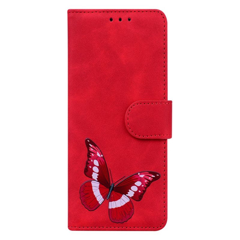 δερματινη θηκη Xiaomi 11T / 11T Pro Skin-touch Butterfly