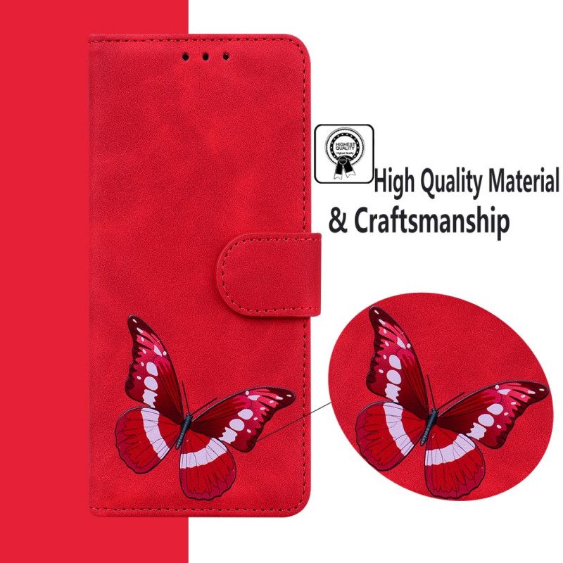 δερματινη θηκη Xiaomi 11T / 11T Pro Skin-touch Butterfly