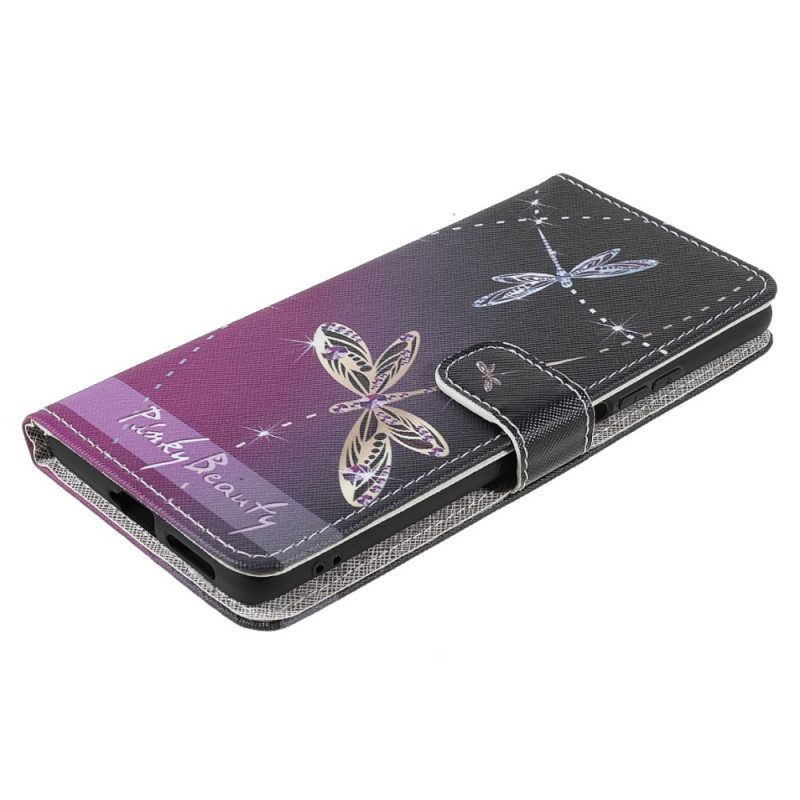 Κάλυμμα Xiaomi 11T / 11T Pro με κορδονι Strappy Dragonflies