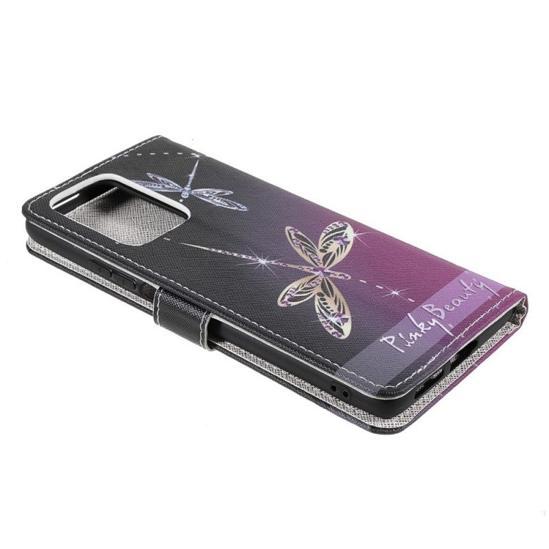 Κάλυμμα Xiaomi 11T / 11T Pro με κορδονι Strappy Dragonflies