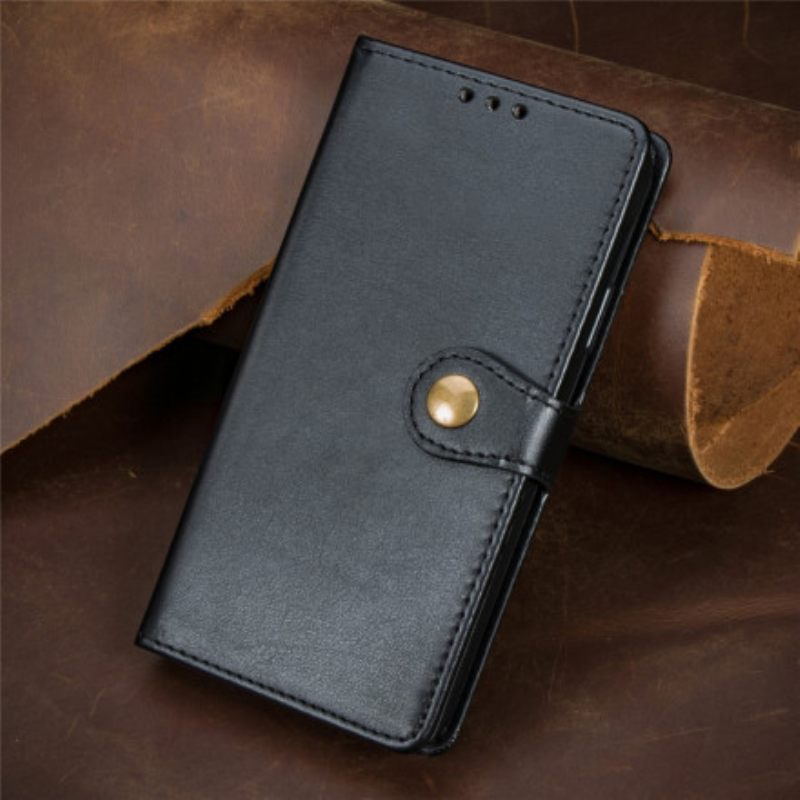 Κάλυμμα Xiaomi 11T / 11T Pro Συνθετικό Δέρμα Και Vintage Κούμπωμα