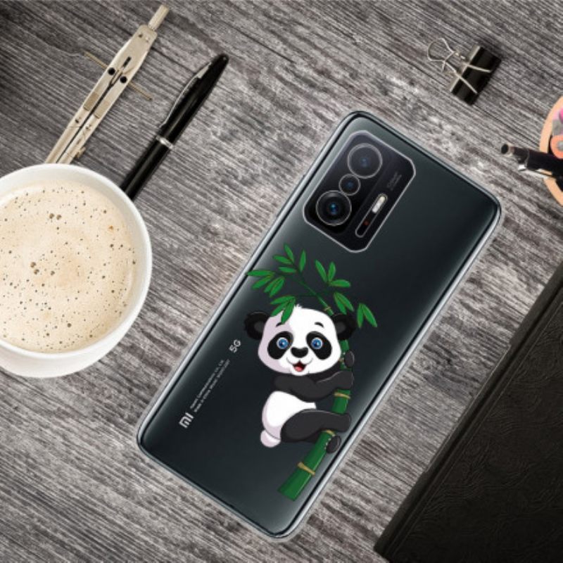 θηκη κινητου Xiaomi 11T / 11T Pro Άνευ Ραφής Panda Στο Μπαμπού