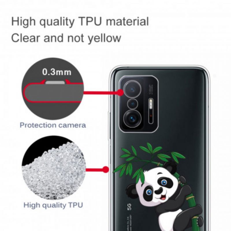 θηκη κινητου Xiaomi 11T / 11T Pro Άνευ Ραφής Panda Στο Μπαμπού