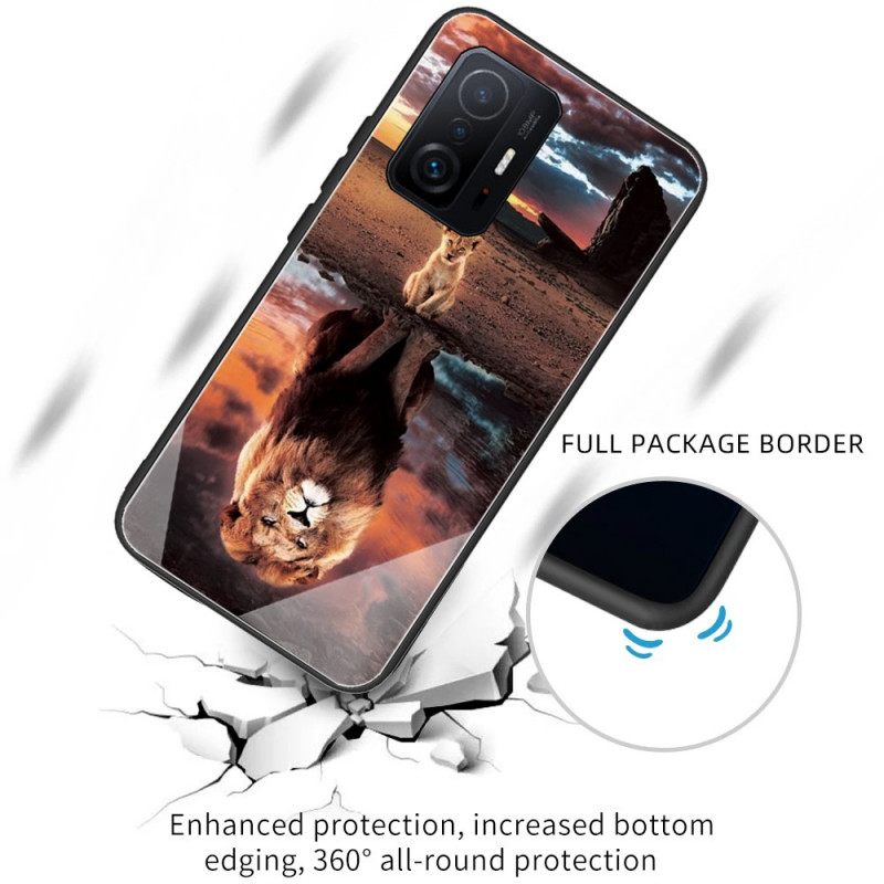 θηκη κινητου Xiaomi 11T / 11T Pro Lion Cub Tempered Glass