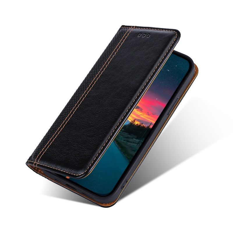 θηκη κινητου Xiaomi 11T / 11T Pro Θήκη Flip Δερμάτινη Ραφή Litchi Split