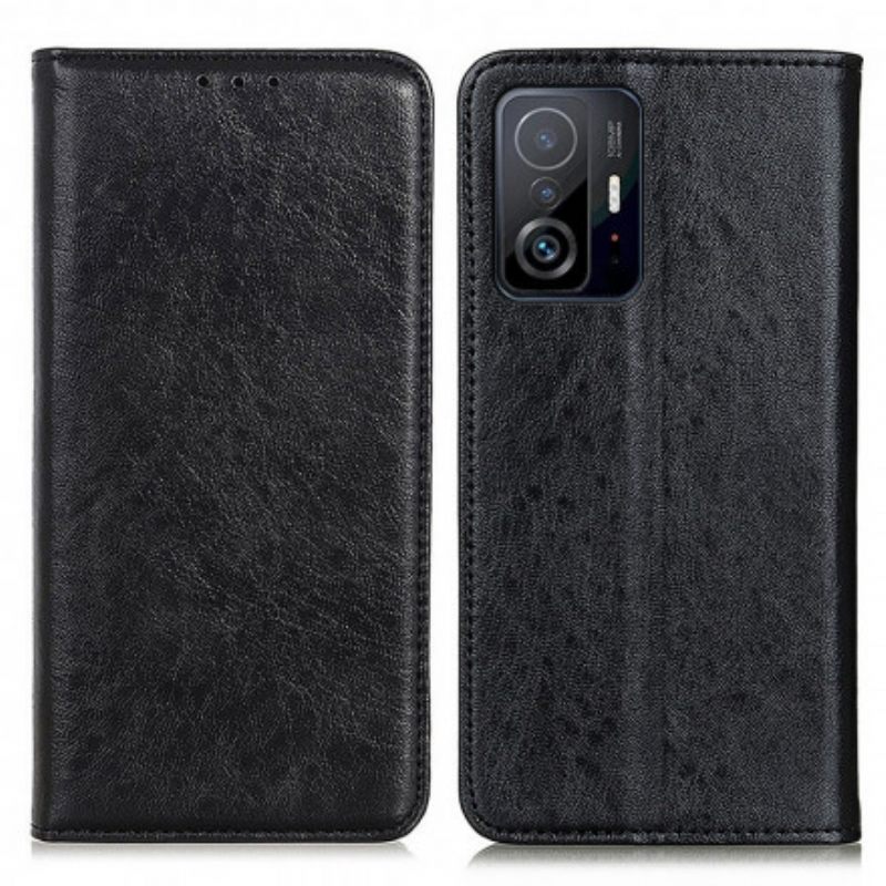 θηκη κινητου Xiaomi 11T / 11T Pro Θήκη Flip Split Leather Υφή