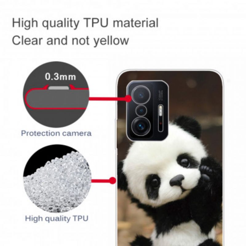 Θήκη Xiaomi 11T / 11T Pro Ευέλικτο Panda