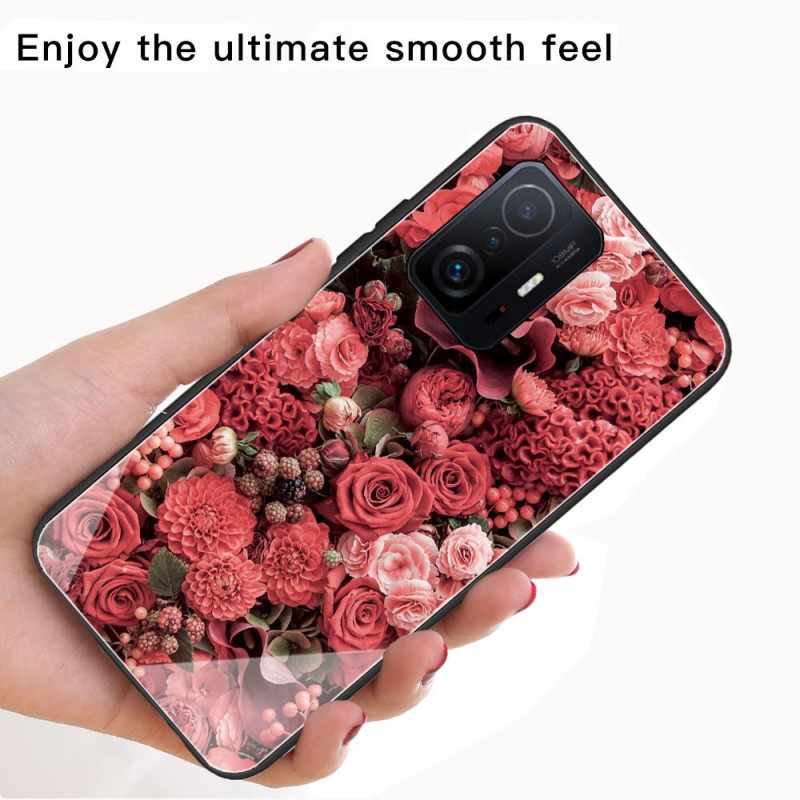 Θήκη Xiaomi 11T / 11T Pro Rose Flowers Tempered Glass