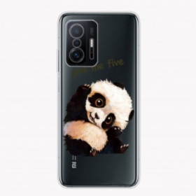 Θήκη Xiaomi 11T / 11T Pro Χωρίς Ραφή Panda Give Me Five