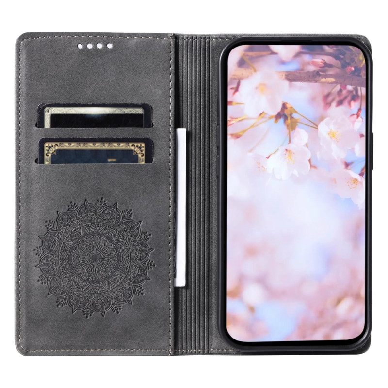 Δερματινη Θηκη Xiaomi 14 Mandala Suede Effect