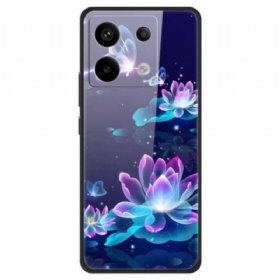 Κάλυμμα Xiaomi Redmi Note 13 Pro 5g Lotus Tempered Glass Σιλικόνης