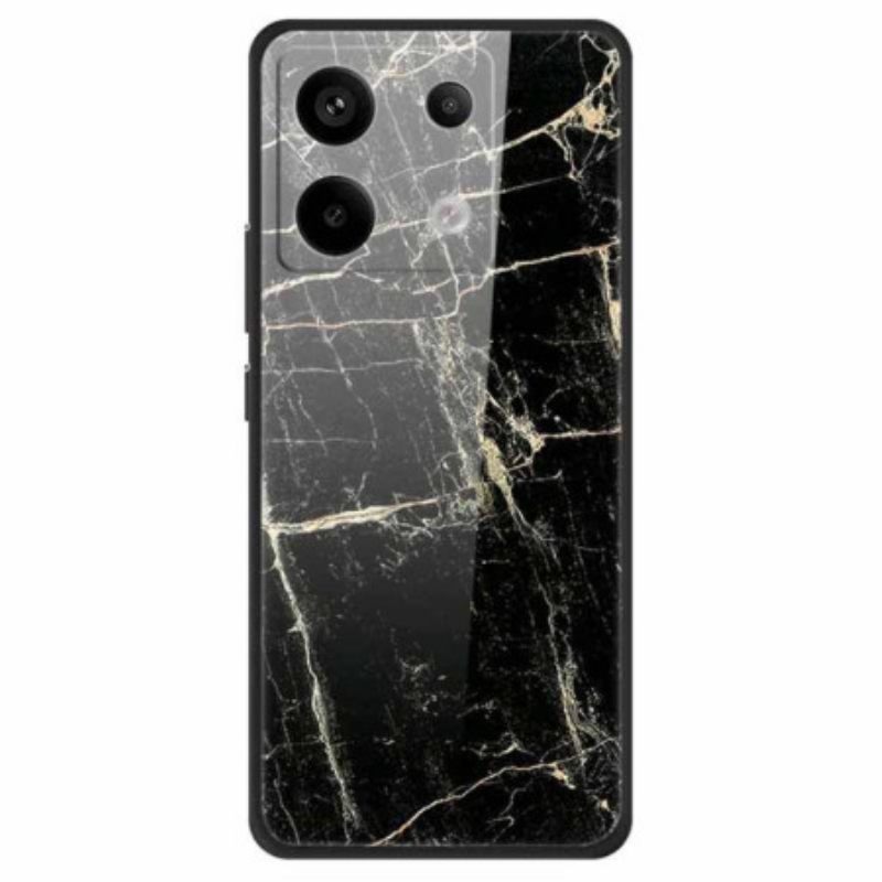 Κάλυμμα Xiaomi Redmi Note 13 Pro 5g Platinum Black Grain Tempered Glass