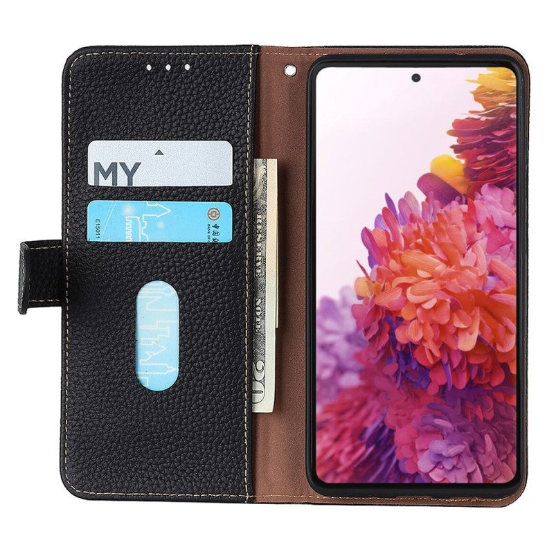 Κάλυμμα Realme C35 Khazneh Lychee Leather