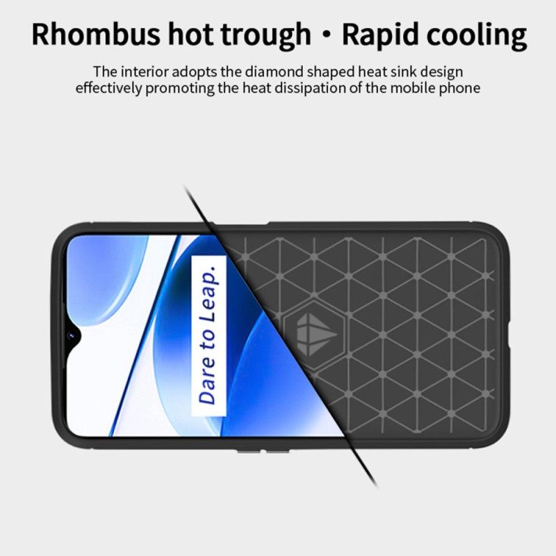 Θήκη Realme C35 Βουρτσισμένο Ανθρακόνημα