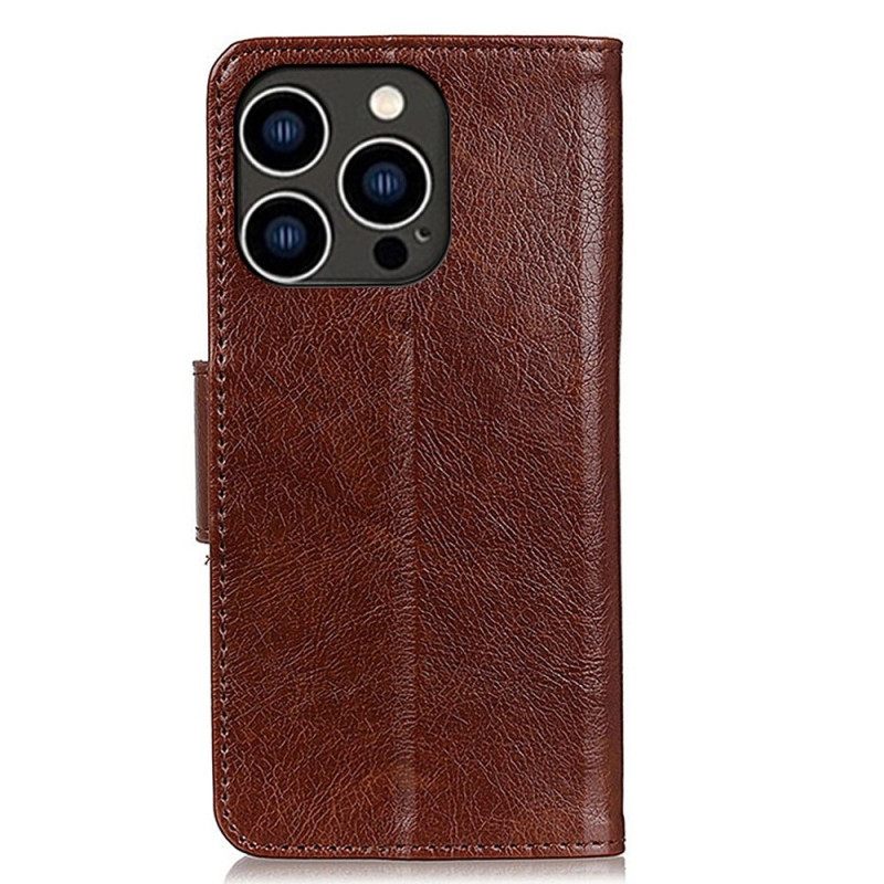 Κάλυμμα iPhone 14 Pro Split Nappa Leather