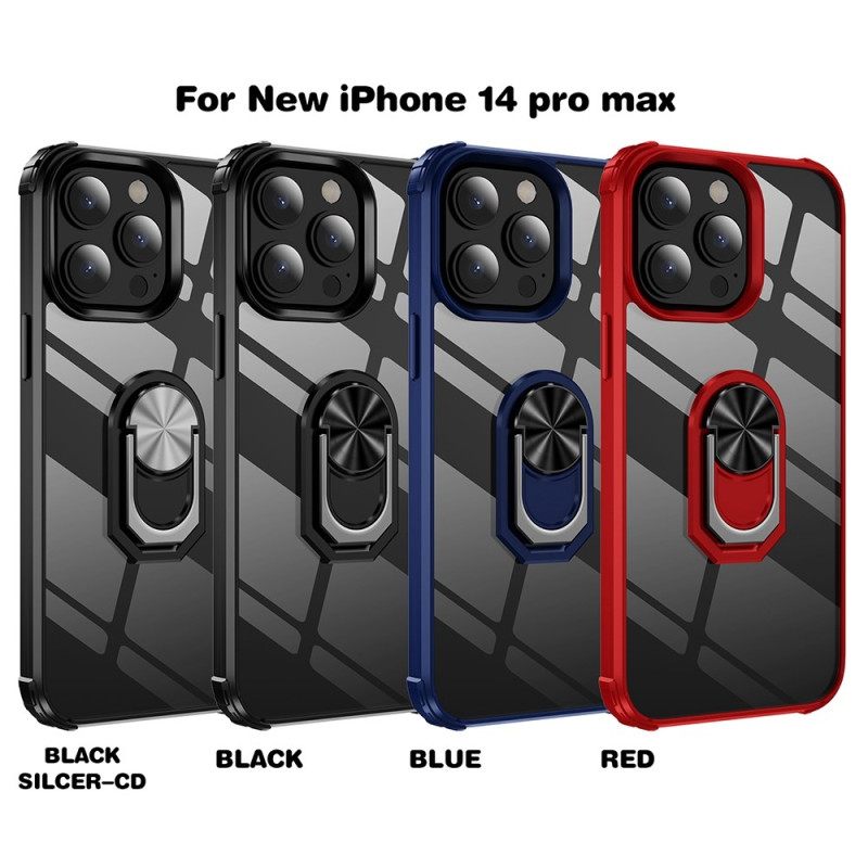 Θήκη iPhone 14 Pro Διαφανές Με Ring-support