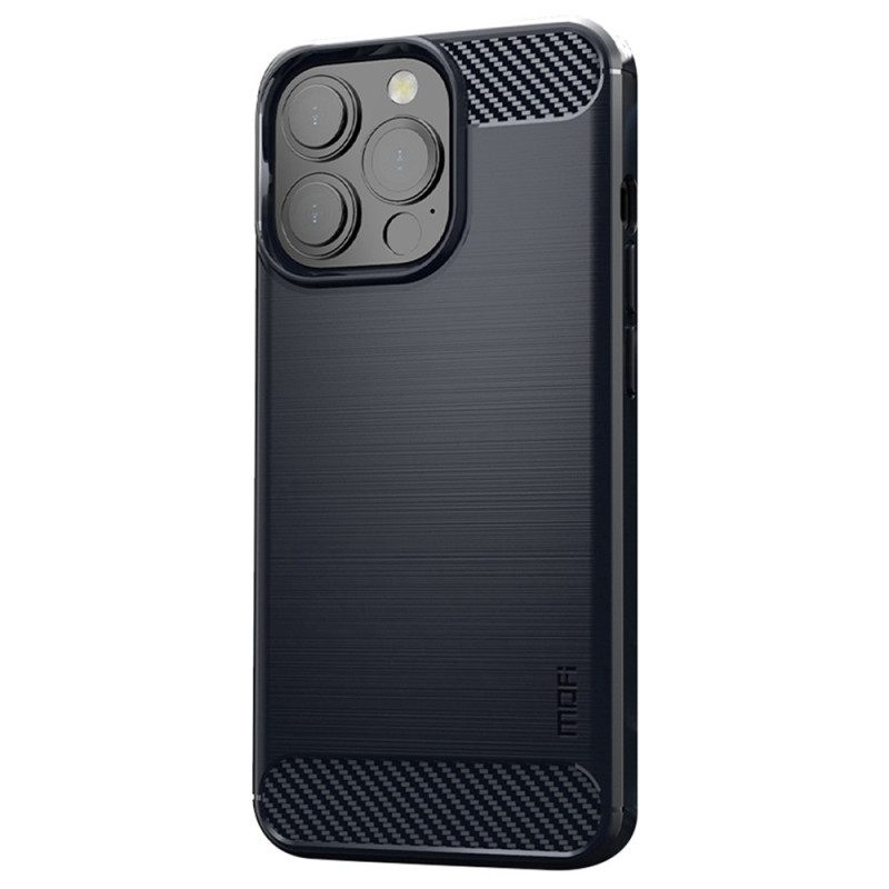 Θήκη iPhone 14 Pro Mofi Brushed Carbon Fiber