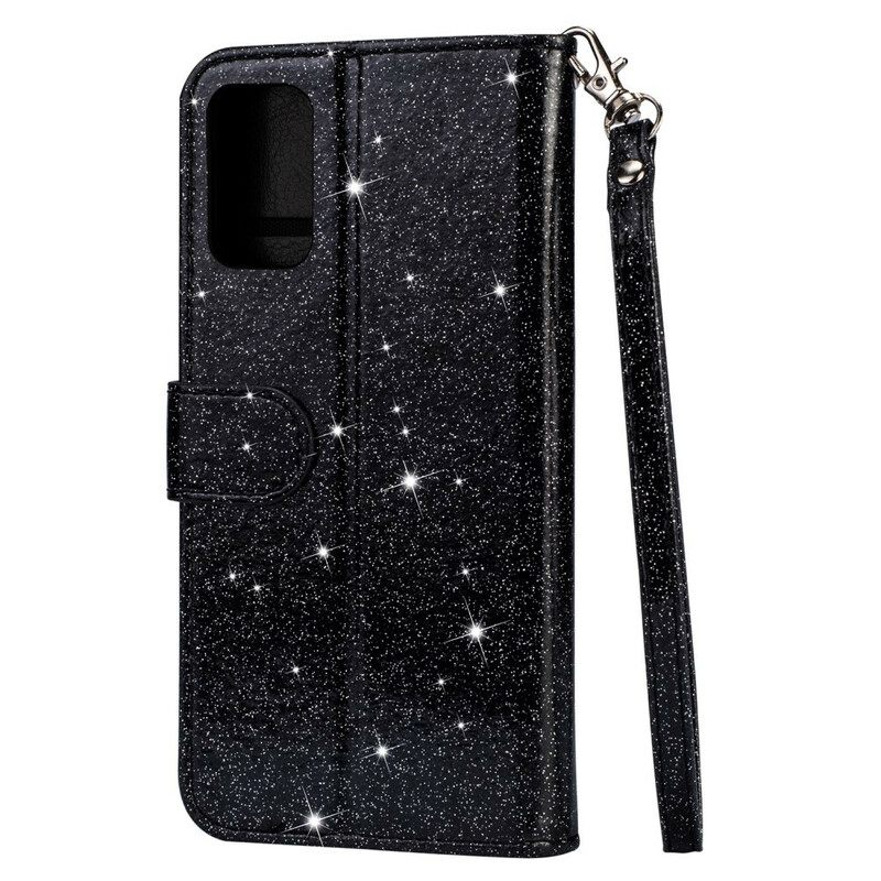 Κάλυμμα Samsung Galaxy S20 Plus / S20 Plus 5G Πορτοφόλι Glitter Coin