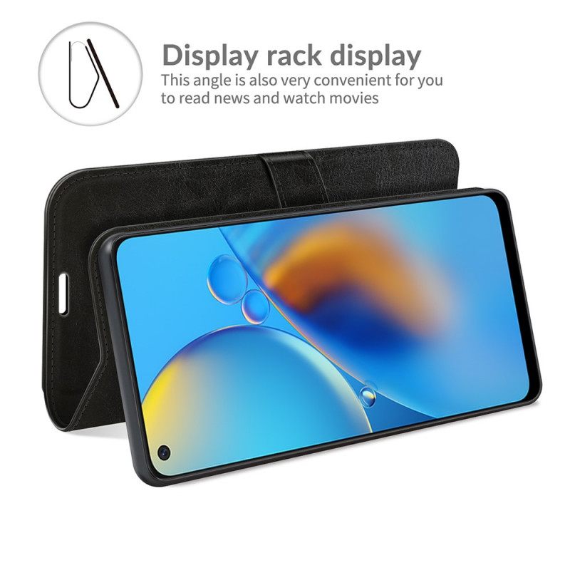 δερματινη θηκη Oppo A74 4G Ultra Faux Δέρμα