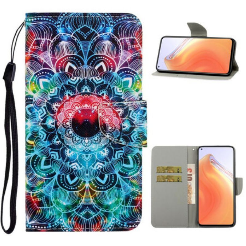 Κάλυμμα Xiaomi Mi 10T / 10T Pro με κορδονι Flashy Strappy Mandala