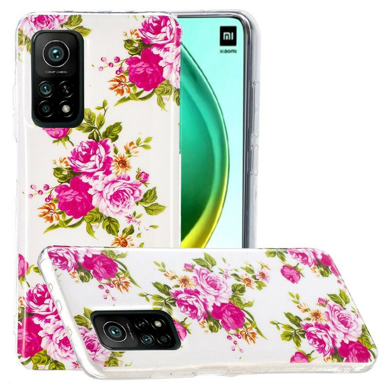 θηκη κινητου Xiaomi Mi 10T / 10T Pro Fluorescent Liberty Flowers