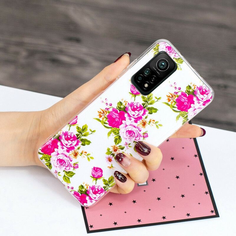 θηκη κινητου Xiaomi Mi 10T / 10T Pro Fluorescent Liberty Flowers