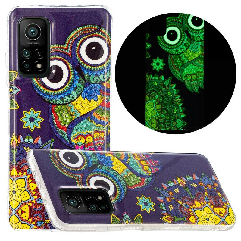 θηκη κινητου Xiaomi Mi 10T / 10T Pro Fluorescent Owl Mandala