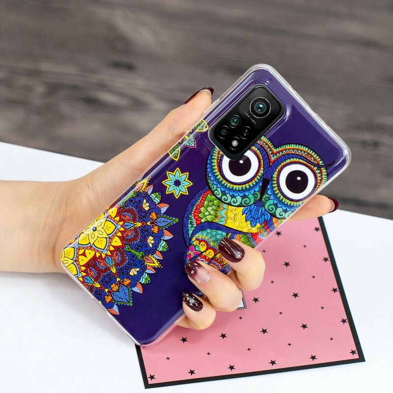 θηκη κινητου Xiaomi Mi 10T / 10T Pro Fluorescent Owl Mandala