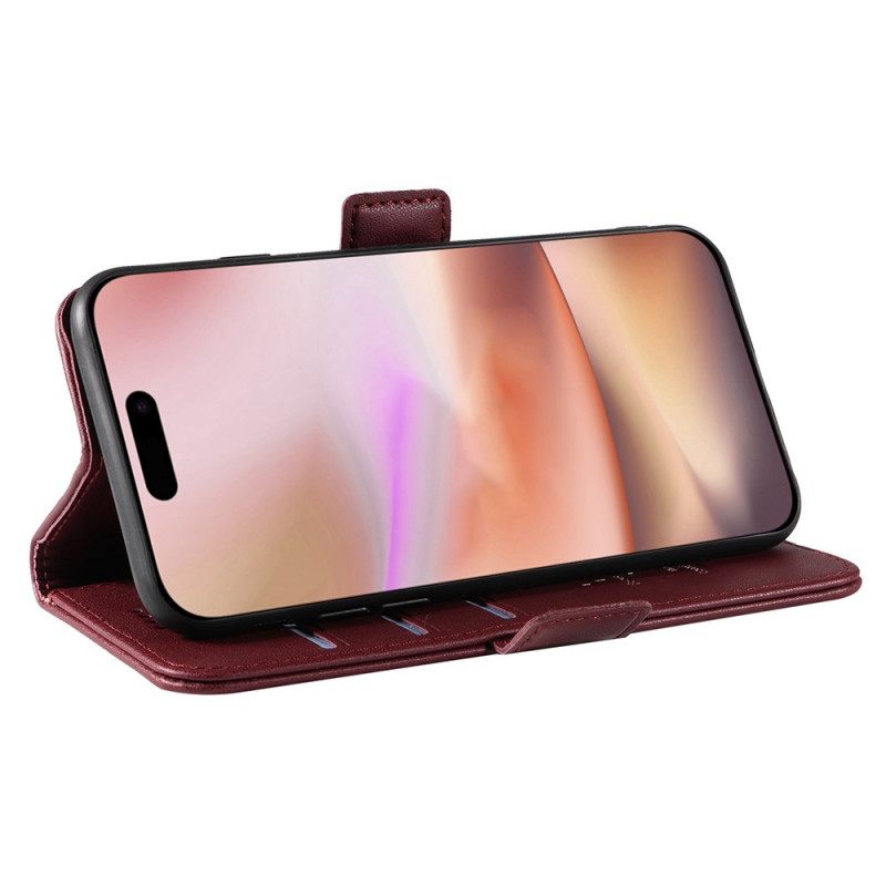 Δερματινη Θηκη iPhone 16 Plus Faux Leather Yikatu