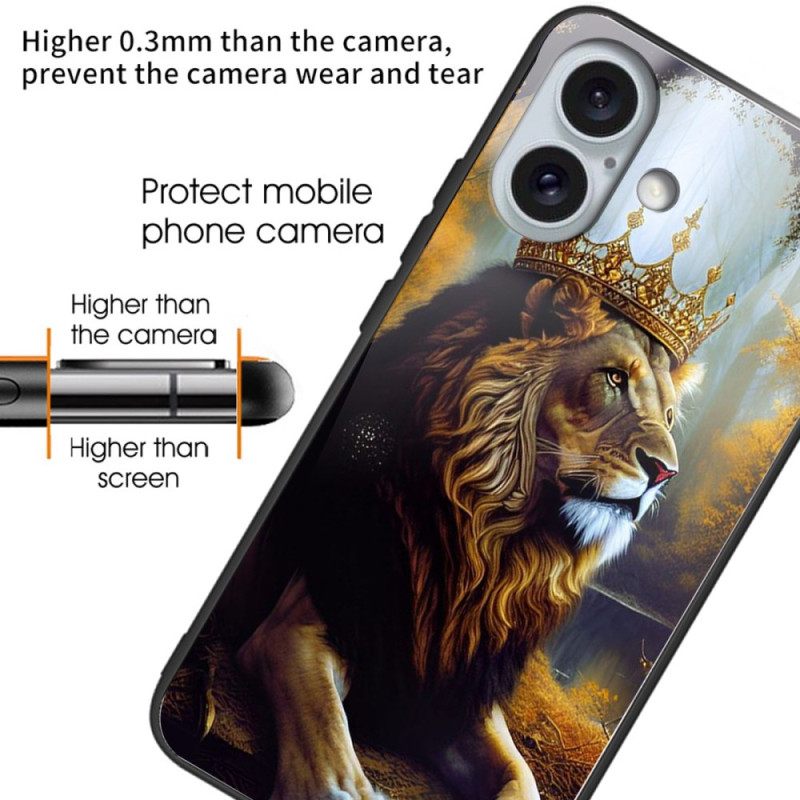 Κάλυμμα iPhone 16 Plus Lion King Tempered Glass