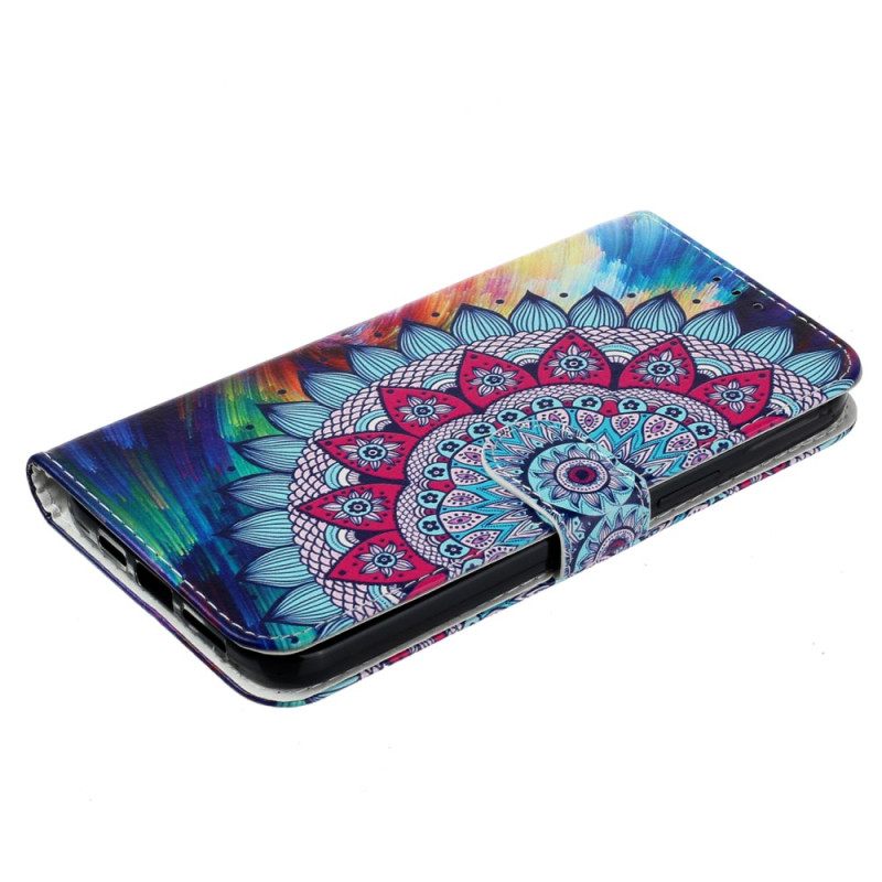 Θηκη Κινητου iPhone 16 Plus Μοτίβο Λουριών Mandala