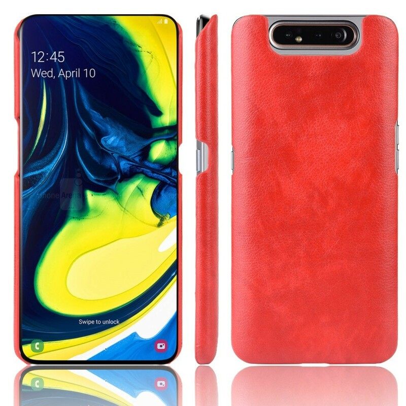 Θήκη Samsung Galaxy A80 / A90 Εφέ Δέρματος Litchi